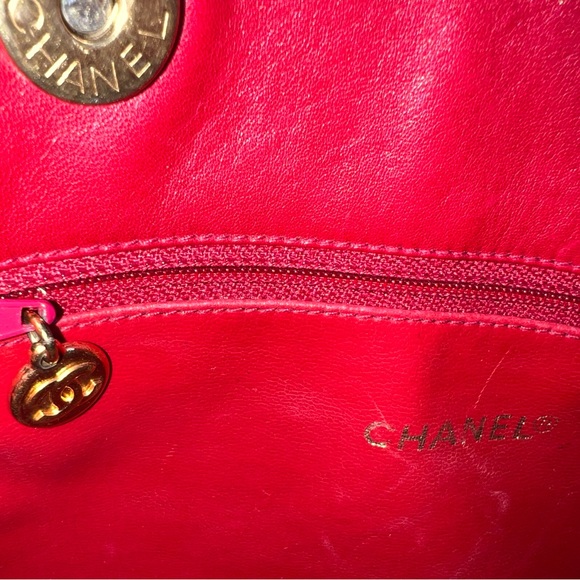 ❤️ Authentic Chanel Triple C Tote double chain shoulder Bag - Picture 9 of 16